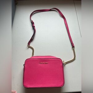 Michael Kors Hot Pink Crossbody Shoulder Bag